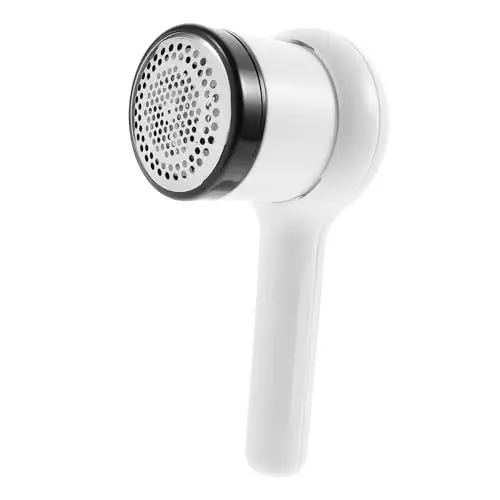 Produktbild: minkissy 1Stk Haar rasiermaschine Fusselentferner Stoffschneider Fusselkugelentferner für Kleidung reinigungsbürsten reinigungs Pinsel elektr rasierapparat Haarballenschneider Weiß
