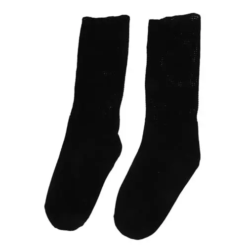 Produktbild: minkissy 1 Paar Diabetische Baumwoll Socken Knöchelsocken Für Diabetiker Atmungsaktive Socken Für Männer Zubehör Für Diabetiker Geduldige Ältere Socken Baumwollsocken Herren Black Baumwolle