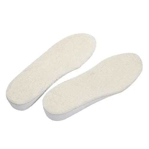 Produktbild: minkissy 1 Paar Erhöhung Der Einlegesohlen Damen Plateauschuhe Einlegesohlen Aus Wolle Schuheinlagen Damen Aus Wolle Schuhsohlen Für Herren Einlegesohlen Aus Schaffell Ferseneinlagen Beige