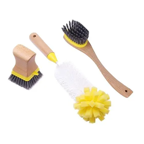 Produktbild: minkissy Küchenbürste Zum Geschirrspülen Schrubber Für Die Küche Spülbürsten-Set Schwamm Geschirrschrubber