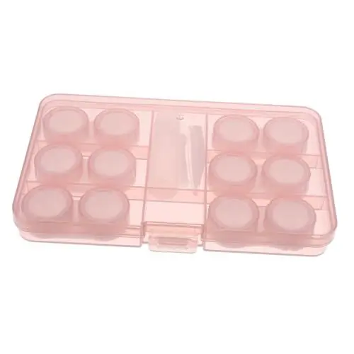 Produktbild: minkissy Tragbare Aufbewahrungsbox Auslaufsichere Hülle Für Unterwegs Kompakt Und Mit Halterung