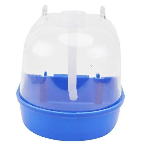 Produktbild: minkissy 1 Satz Papagei Badebox Vogelkäfig Zubehör Vogelbad Vogelkäfig Wellensittich Vogeltränke Hängend Voliere Badewannen Zubehör Vogelsand Gut Zu Vögeln PVC-Material Acryl Der Vogel