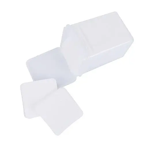 Produktbild: minkissy 1 Schachtel Nagelentferner-tipps Nagelentferner Tipps Einweg-nagelentferner Make-up-entferner-pads Nail Soak off Folien Nagelreinigungspads Abschminkpads Kosmetik Wimper Weiß