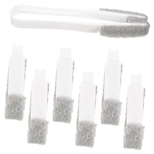 Produktbild: minkissy 1 Set Jalousien Reinigungsbürste Staubwedel Täglicher Gebrauch Rollladenbürste Kleine Jalousien Bürste Jalousien Zubehör Fenster Reinigungswerkzeuge Bürste