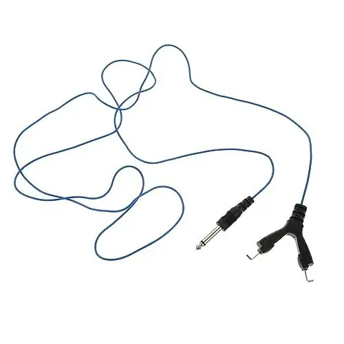 Produktbild: minkissy 1 Stück Maschinenteile Tätowiermaschinen Kabel Tätowierungen Maschinenlinie Stromversorgungskabel Maschinenkabel Tattoo Clip Stecker Mechaniker Zubehör Tätowierungen Maschine Eine