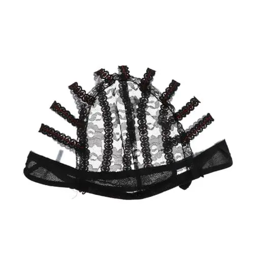 Produktbild: minkissy Elegantes Mesh-netz Ölpapier Haarnetz Perücke Für Die Haarpflege Seitennetz Großes Loch