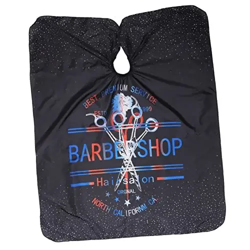 Produktbild: minkissy 1stk Haarfärbetuch Werkzeug Salon Schürzen Haarschnitt Schürze Haarfärbe Umhang Lätzchen Haar Cape Schal Haarschneider Umhang Haarschneideumhang Kittel Mädchen Stoff Frau Kosmetik