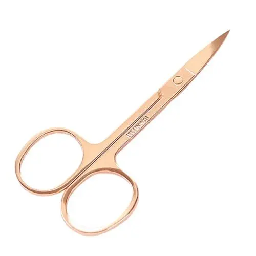 Produktbild: minkissy 1stk Schnurrbartschere Kleine Gesichtsschere Nasenschere Friseurschere Augenbrauenschere Wimpernschere Schere Mit Gerader Spitze Haarschere Fräulein Kosmetik
