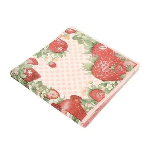 Produktbild: minkissy 20 Blatt Bunte Servietten Partyzubehör Dekorative Papierservietten Bezaubernde Partyservietten Dekorative Servietten Papierservietten Dekorative Party Papierservietten