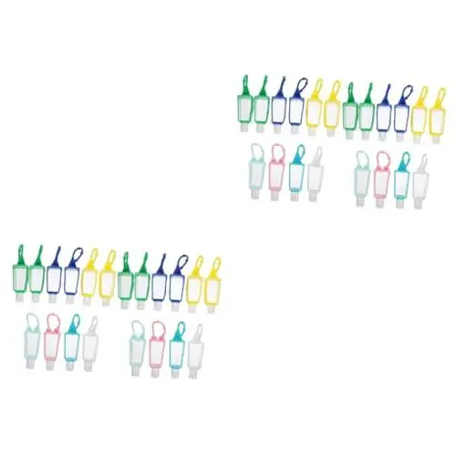 Produktbild: minkissy 20 STK Sprühflasche Aus Silikon Seife Reisebehälter Flüssige Handseife Silikonbehälter Reise Seifenbehälter Flüssigkeitsspender Kieselgel Reisen Flüssige Flasche Handgelenk