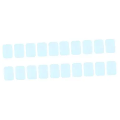 Produktbild: minkissy 20 Stk Ersatz-gelpads Bauchtrainer-pad Zubehör Für Muskelstimulatoren Zubehör Für Bauchtrainer Ersatz Des Muskeltrainer-pads Bauchstimulator Gürtelpolster Zur Bauchstraffung