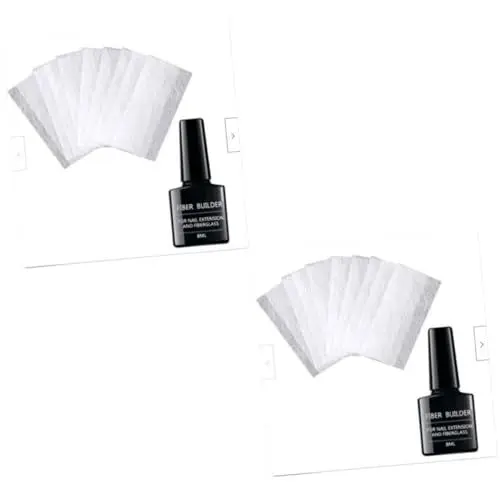 Produktbild: minkissy 20 Stk Maniküre-verlängerungsfaser Maniküre-verlängerungsgel Maniküre-salon-tool Falsche Nägel Maniküre-faser Nagel Verlängern