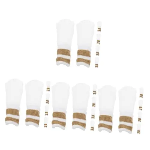 Produktbild: minkissy 24 STK Fingerlinge zur Reinigung von Haustieren Finger zahnbürste für Hunde Dog Teeth Cleaning Fingerhülse Zahnbürsten Hund zahnbürste Finger Zahnbürste für kleine Hunde Hündchen