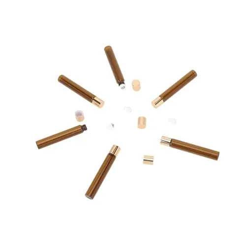 Produktbild: minkissy 2 Sets Roll-on-flaschen Toilettenartikel-flaschen Roll-on-flaschen Aus Glas 12 Stück X 2