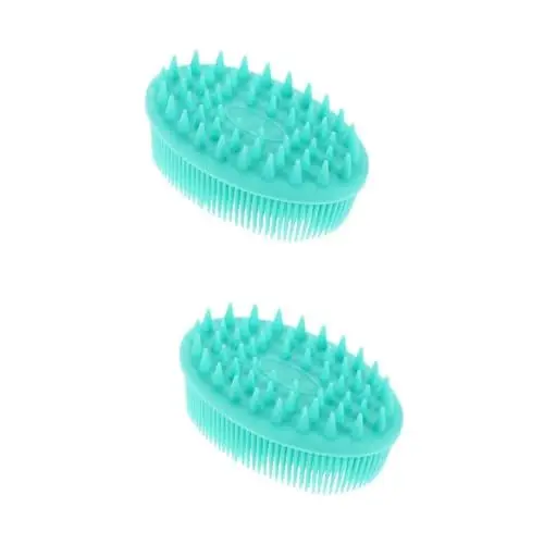 Produktbild: minkissy 2St Baby-Shampoo-Bürste baby haarbürste baby hair brush Werkzeuge zur Körperreinigung baby duschkopf massagegerät Wäscher reinigungsbürste Baby-Badewerkzeug Körperbürste gefrostet