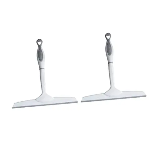 Produktbild: minkissy 2St Fensterwischer küchenreiniger Kitchen Cleaner putzschwamm Cleaning Brush spuelbuerste Fliesenwischer Haushaltswischer Spiegelreiniger Auto Fliesenreiniger Fensterputzer Grey