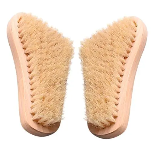 Produktbild: minkissy 2stücke Borstenschuhbürste Schuhreinigungsbürste Für Lederschuhe Und Stiefel Reinigungswerkzeug Schuhbürste Für Schuhreinigung