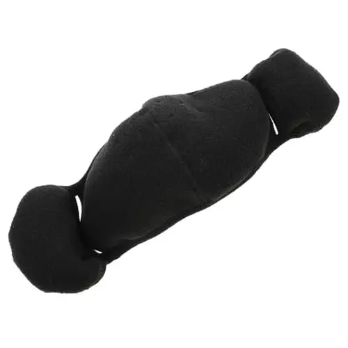 Produktbild: minkissy 2 1 aus Baumwolle warmer Vollmundmuffel Mundmasken aus Baumwolle winterliche Sturmhaube Anti staubschutzmaske wintermaske Winter- Wintermundmuffel Black