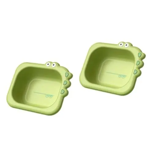 Produktbild: minkissy 2 Stk Waschbecken Cartoon-Babywanne zusammenklappbare Waschschüssel Babybadewanne kinder spüle Badewanne für Neugeborene wäschewanne Säuglingsgesichtsbadewanne kinder badewanne