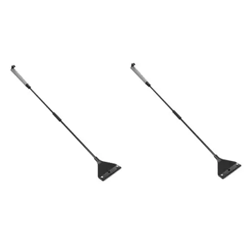 Produktbild: minkissy 2stücke Handle Scraper Für Aquarien Verstellbares Reinigungswerkzeug Für Fischbecken Handlicher Algenkratzer Hochwertigem Kunststoff Für Glasaquarien Für Pflege Von