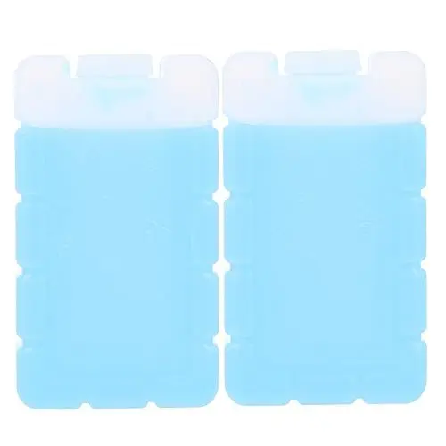 Produktbild: minkissy 2 Stück Packungen Eiskristall-box Tragbarer Gefrierschrank Eisblöcke Für Kühltaschen Wiederverwendbar Getränkekühler Gefrierzubehör Eiskühler Tragbarer Eisbeutel Sky-blue Pvc