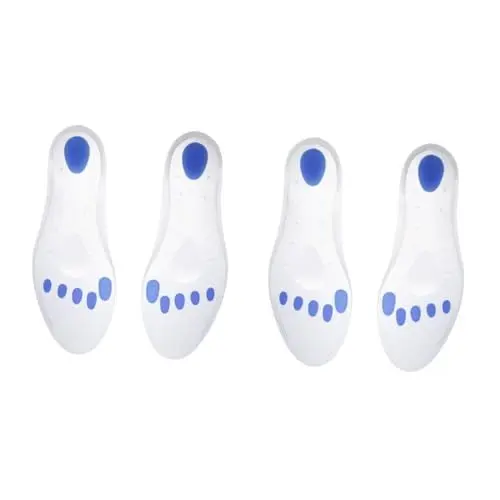 Produktbild: minkissy 2st Fuß Einlegesohlen Schuheinlagen Silikon-einlegesohlen Schuheinlage Zur Unterstützung Des Fußgewölbes Absorbierende Einlagen