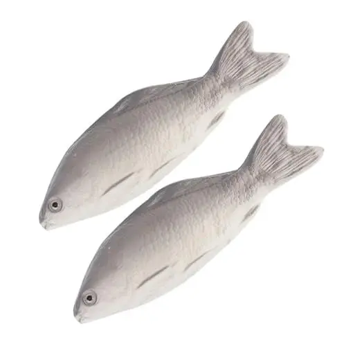 Produktbild: minkissy 2st Simulation Fischmodell Tiermodell- Gefälschte Fischmodelle Simulationsfischmodell Desktop-fischdekoration Fischverzierung Fisch Dekoration Fischskulptur Brot