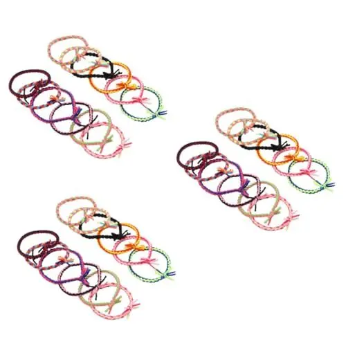 Produktbild: minkissy 300 haarband hair-band haarzubehör für damen haircharm haarbänder sport hairbands haarschleife einfache Haarringe Haarring dehnen Stirnband Gummiband Haarseil