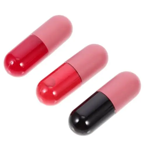 Produktbild: minkissy 3St Lippen auffüllende Lippentönung Lipgloss mit Diamantschimmer natürlicher lippenverstärker Lippenstift Lippenöle Lippenpflegeöle Make-up-Lipgloss flüssig Kasten Plastik