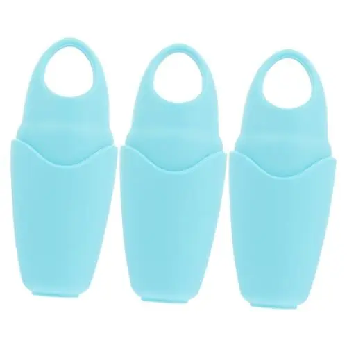Produktbild: minkissy 3St -Massage-Tool Augenkreisrolle Gesichtskugeln Gesichtsmassagegerät kopfmassagegerät Silikonformen für Eiswürfel Eiskugeln für Gesichtsbehandlungen Entspannungstool Puck