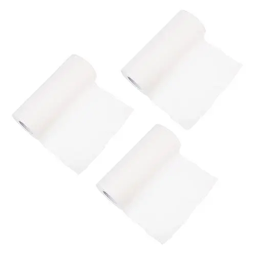 Produktbild: minkissy 3 Rollen Küchenreinigungspapier Geschirr Abwischen Wiederverwendbare Papierhandtücher Plattenreinigungstuch Küchenpapier Wiederverwendbare Küchentücher Küchenwaren Weiß Vlies