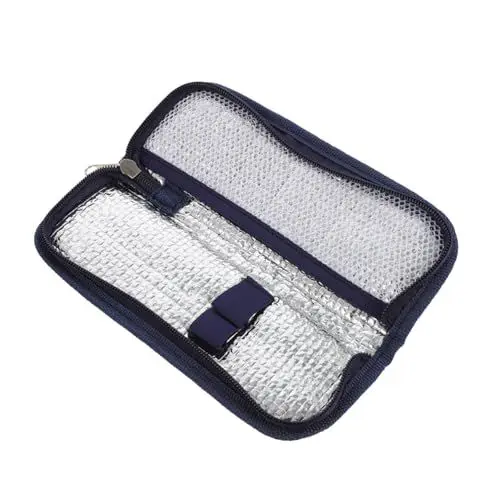 Produktbild: minkissy 3 STK Insulinpackung Fall Halter für Insulinkühler Insulin Kühlbox Tasche blutzuckermessgerät Insulin-Reisetasche Insulin-Kühltasche Kalt bleiben Gefrierschrank Halterung