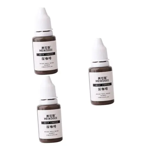 Produktbild: minkissy 3 Stk Make-up-Tinte lip liners lippliner presents einschenker ösenschraube holzgewinde the die gabe geschen Pigment-Kit Lippenpigment semipermanent Lippenlinie Dunkler Kaffee