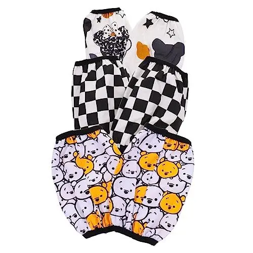 Produktbild: minkissy 3paare Arm-ärmel Wasserdichte Ärmel-überzieher Baumwolle Schutz Vor Nässe Und Schmutz Für Junge Mädchen Flexibler Arm-schutz Outdoor-spielkleidung Bequeme Für Junge Mädchen