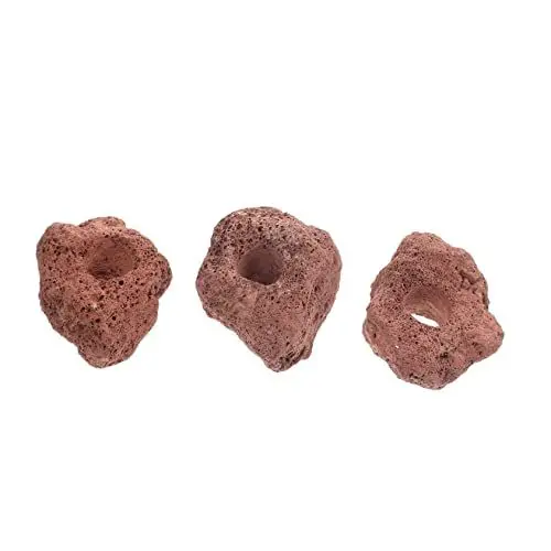 Produktbild: minkissy 3st Aquatische Pflanzschale Werkzeug Felsen Keramik Halter