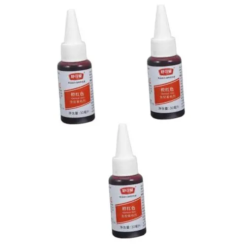 Produktbild: minkissy 3st Gel-lebensmittelfarbe Backen Mit Lebensmittelfarbe Harzfarbpigment Fondant-färbung Backen Von Lebensmittelvorräten Flüssige Seifenfarbe Backen Färben Kuchen Farbstoff