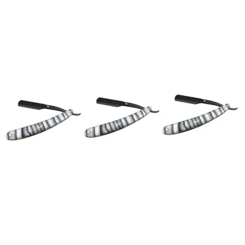 Produktbild: minkissy 3st Herrenrasierer Bartrasierer Für Männer Máquinas De Afeitar Para Hombres Sicheres Rasiermesser Männer Rasierer Handrasierer Rasierer Für Die Männerrasur Mann Haarspange Metall
