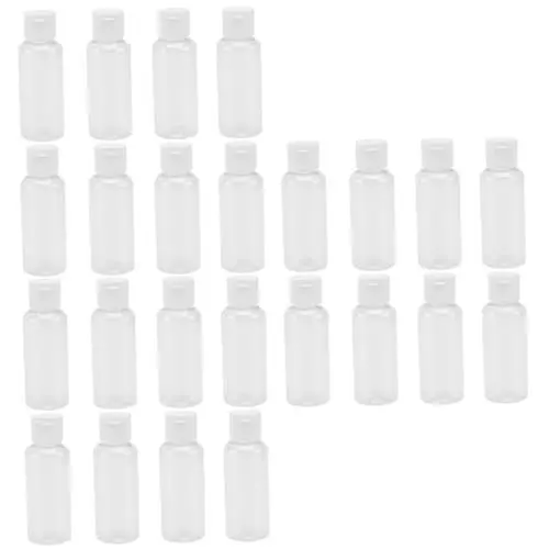 Produktbild: minkissy 45 Stk Reiseshampoo Reise Seifenbehälter Reisesprühflasche Seifenspender Mini-reiseflaschen Mini-spray Reisegröße Sprühflaschen Reisen Weiß Haar Lotion
