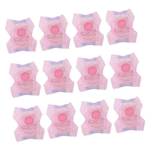 Produktbild: minkissy 48 STK Haustierwindeln Windeln Für Männliche Hunde Hundewickel Männlich Waschbar Hundewickel Männlich Einweg Einwegwindeln Weibliche Hundehöschen Gürtel Rosa Der Hund Ballaststoff