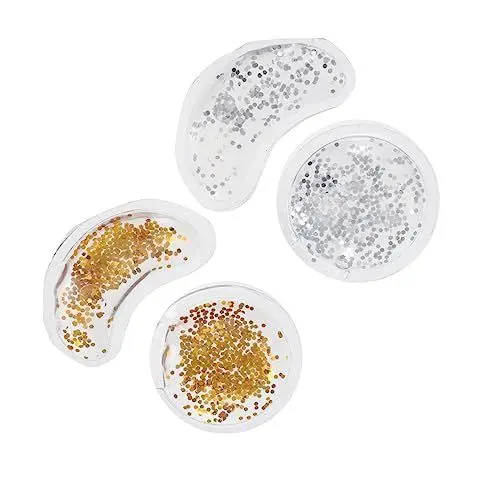 Produktbild: minkissy 4 Gel-Eispads kühlgel kühlendes gel dunkle Kreiseentferner Augenpflegeprodukte Augenabdeckungen für Gesichtsbehandlungen feuchtigkeitsspendende Augenflecken Gelpflaster Cool