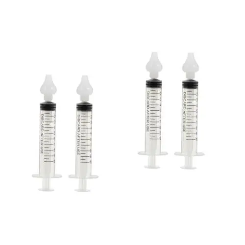 Produktbild: minkissy 4 Sets Baby Nasenduschen 10ml Nasen Nasendusche Reiniger Nasenreinigungswerkzeuge Tipps