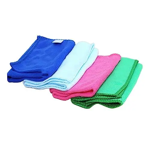 Produktbild: minkissy 4stücke Teiliges Absorbierende Reinigungstücher Für Künstler Hochsaugfähige Fiber Cloth Für Malen Und Zeichnen Zufällige Farben Für Schule Und Zuhause