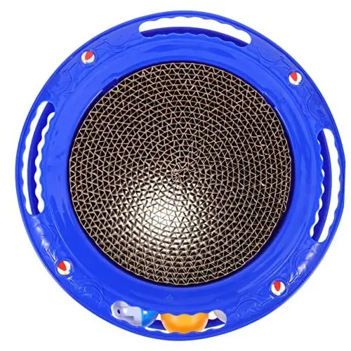 Produktbild: minkissy 4pcs cat scratching board toy cat scratcher toy post pad interactive training cat ball toy scratcher interactive cat toys kitten scratcher scratch pad appendix replaceable plastic