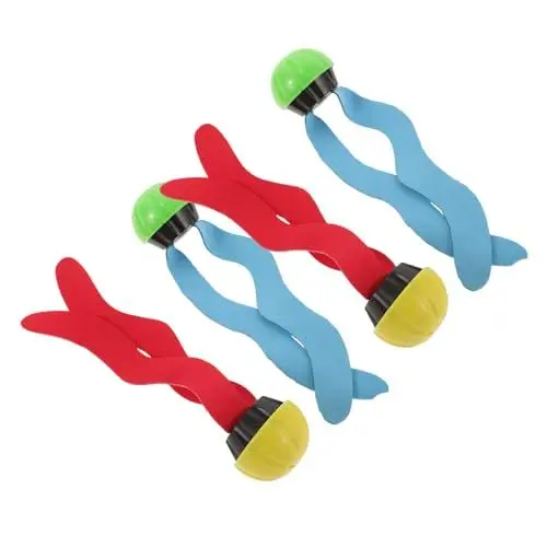 Produktbild: minkissy 4stücke Wasserdichtes Tauchspielzeug Für Junge Mädchen Poolspielzeug Tauchspielzeug Schwimmspielzeug Für Wasserspiele