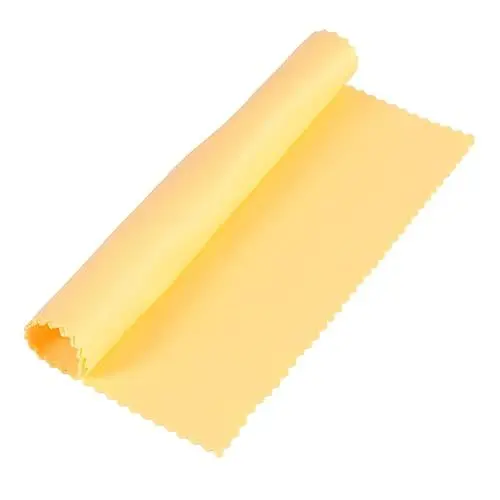 Produktbild: minkissy 50 Stück Sonnenbrillen Reinigungstuch Brillenreinigungstücher Linsenreiniger Linsenreinigungstuch Haartuch Handtuch Bildschirmreiniger Bildschirmreinigungstücher Gelb