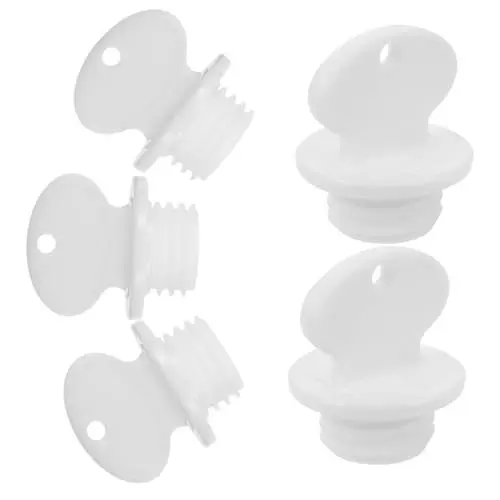 Produktbild: minkissy 5St Wärmflaschen-Stecker kappe cap thermoskanne Bedingungen Stecker für Heißwasserbeutel kleine Hot-Bag-Stopper Auslaufsicher Thermosflasche Leckstopper Verschlussstopfen Plastik
