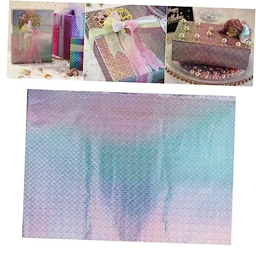 Produktbild: minkissy 5 Blätter geschenkpapier gold farbiges Geschenkpapier Hochzeitspapier DIY- Strauß Geschenkverpackungen Papier zum Verpacken von Geschenken paketpapier verpackungspapier