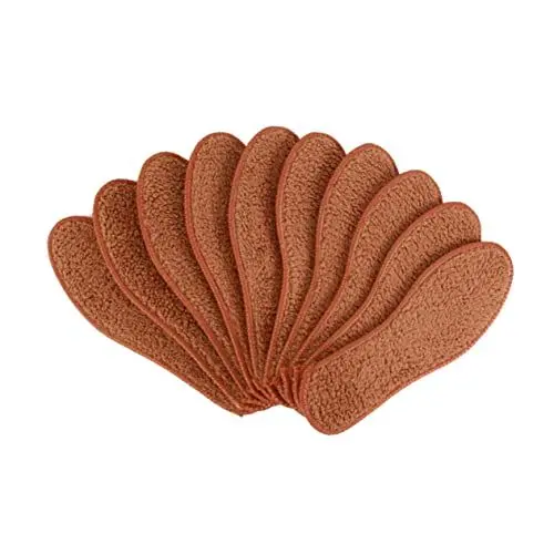 Produktbild: minkissy 5 Paare verdickte Einlegesohlen für Baumwollschuhe Herrenstiefel flauschige Einlegesohlen thermoeinlegesohle sneaker einlegesohlen Schuheinlagen aus Alpakawolle Winterschuheinlagen
