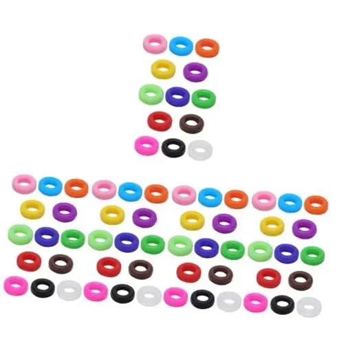 Produktbild: minkissy 5 Sätze 26 Paare Ohrbügel für Brillen Brillenuhr Chin Brillenringe Brillenohr Halter Brillenuhr Fitness rund Brillen-Ohrbügel Brillenzubehör Anti-Rutsch-Ohrbügel