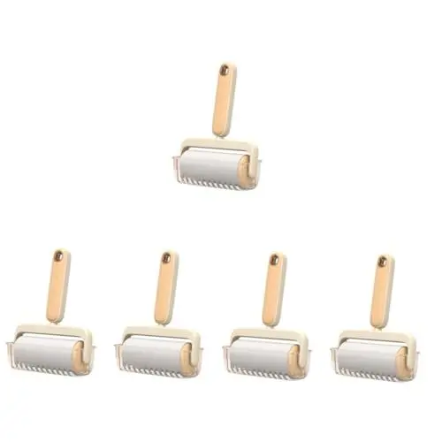 Produktbild: minkissy 5 Sätze Roller-Haar-Aufkleber tierhaar bürste tierhaarbürste Haustier Fusselrolle nachfüllen Tierhaarentferner für Kleidung Leichter Luxus Haarentferner Lockenstab Papierkern